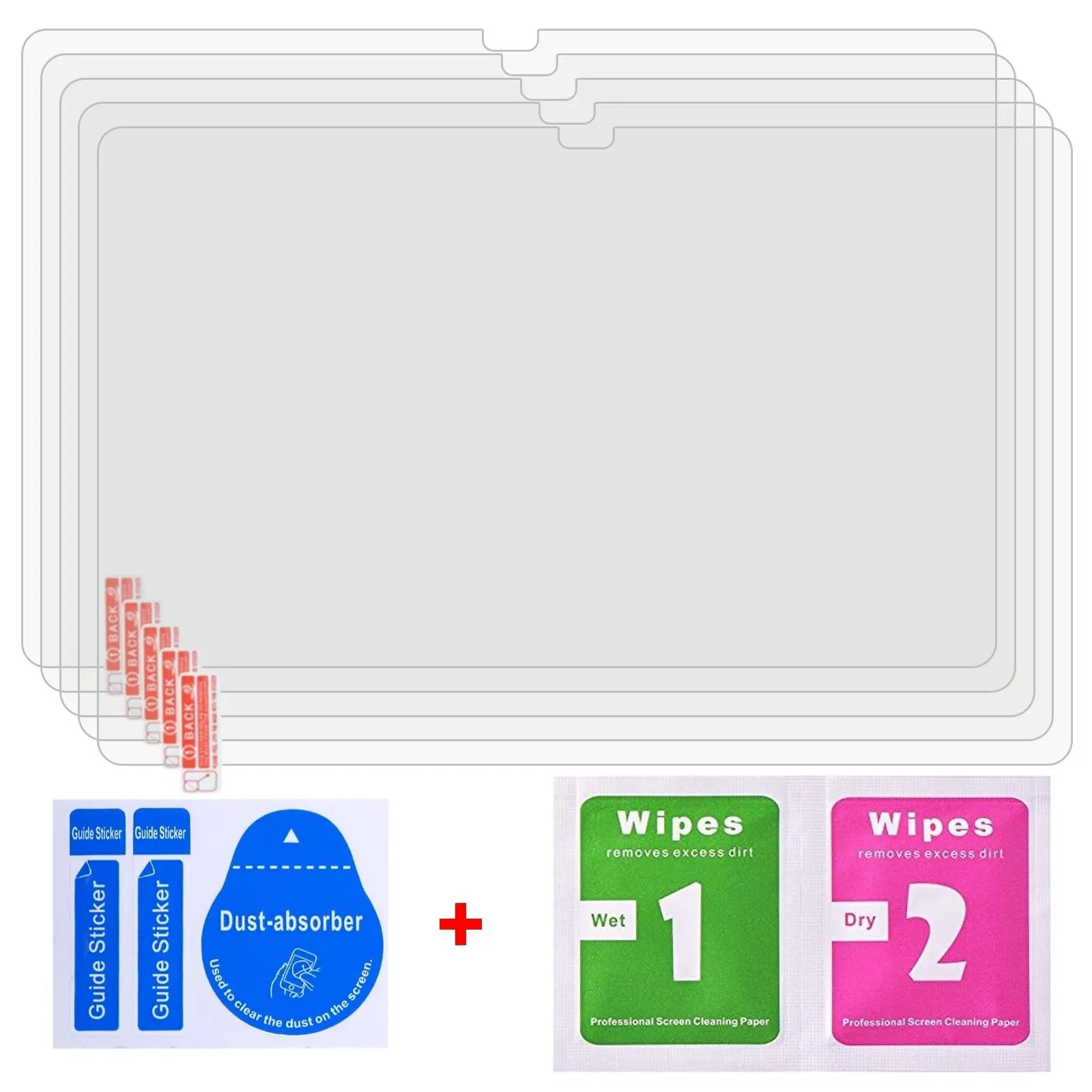 10-Pack Tempered Glass Film For Honor Pad X8 - 0.26Mm 9H 2.5D