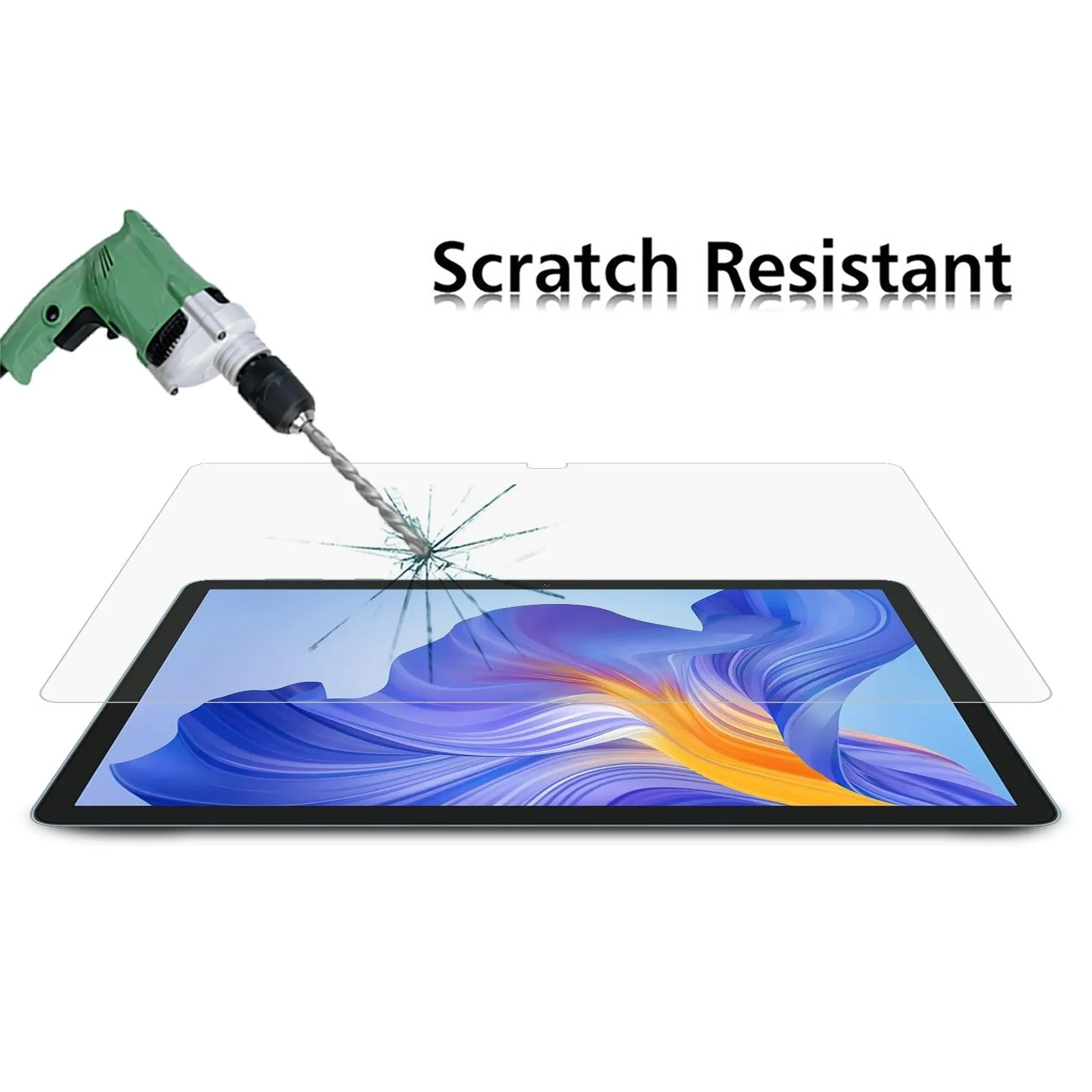 10-Pack Tempered Glass Film For Honor Pad X8 - 0.26Mm 9H 2.5D