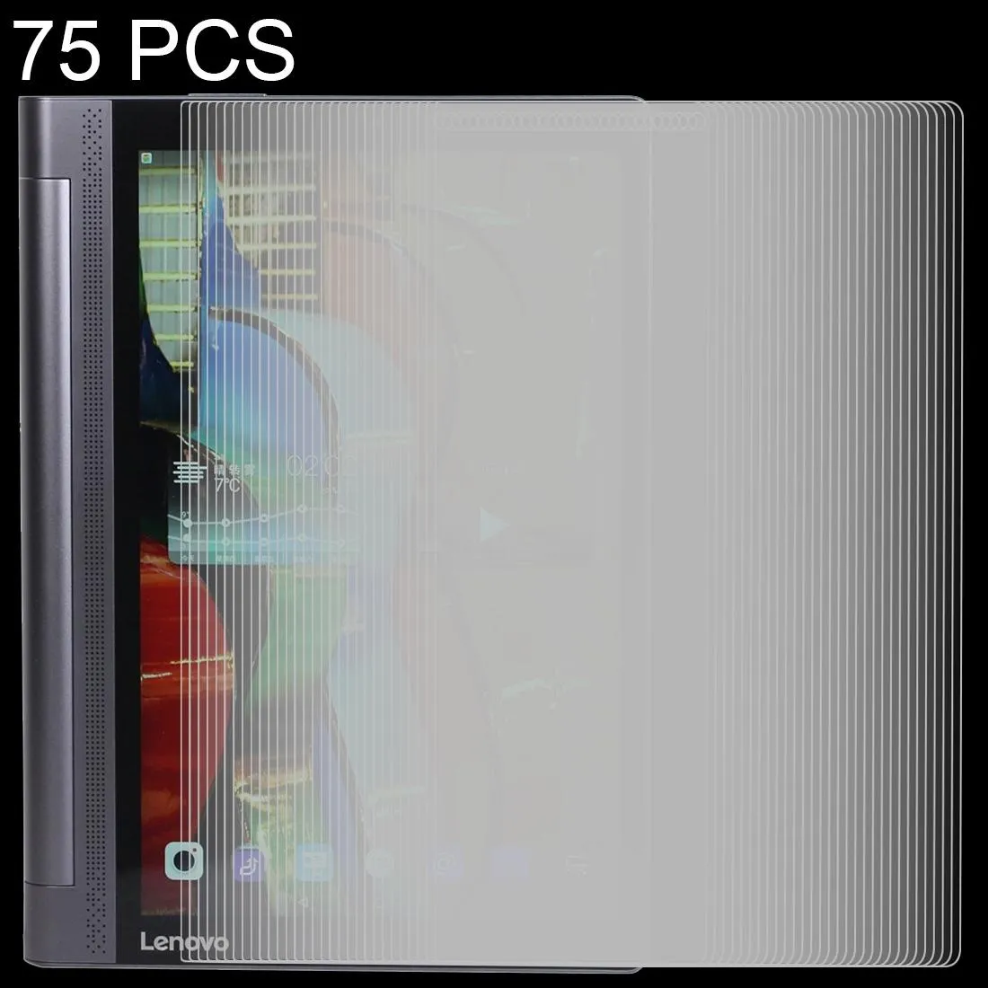 10.1 Lenovo Yoga Tab 3 Pro Tempered Glass Screen Protector - 75 Pcs