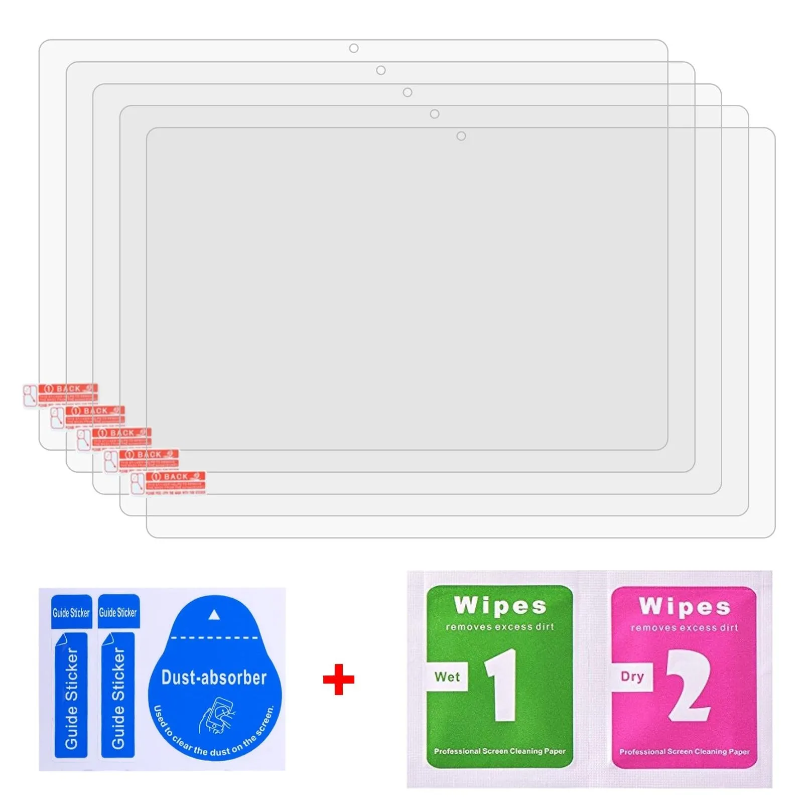 10.1 Tempered Glass Film For Luca N1-B - 25Pcs 9H 0.3Mm Explosion-Proof