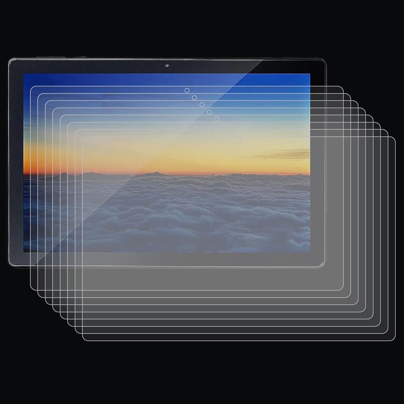10.1 Tempered Glass Film For Luca N1-B - 25Pcs 9H 0.3Mm Explosion-Proof
