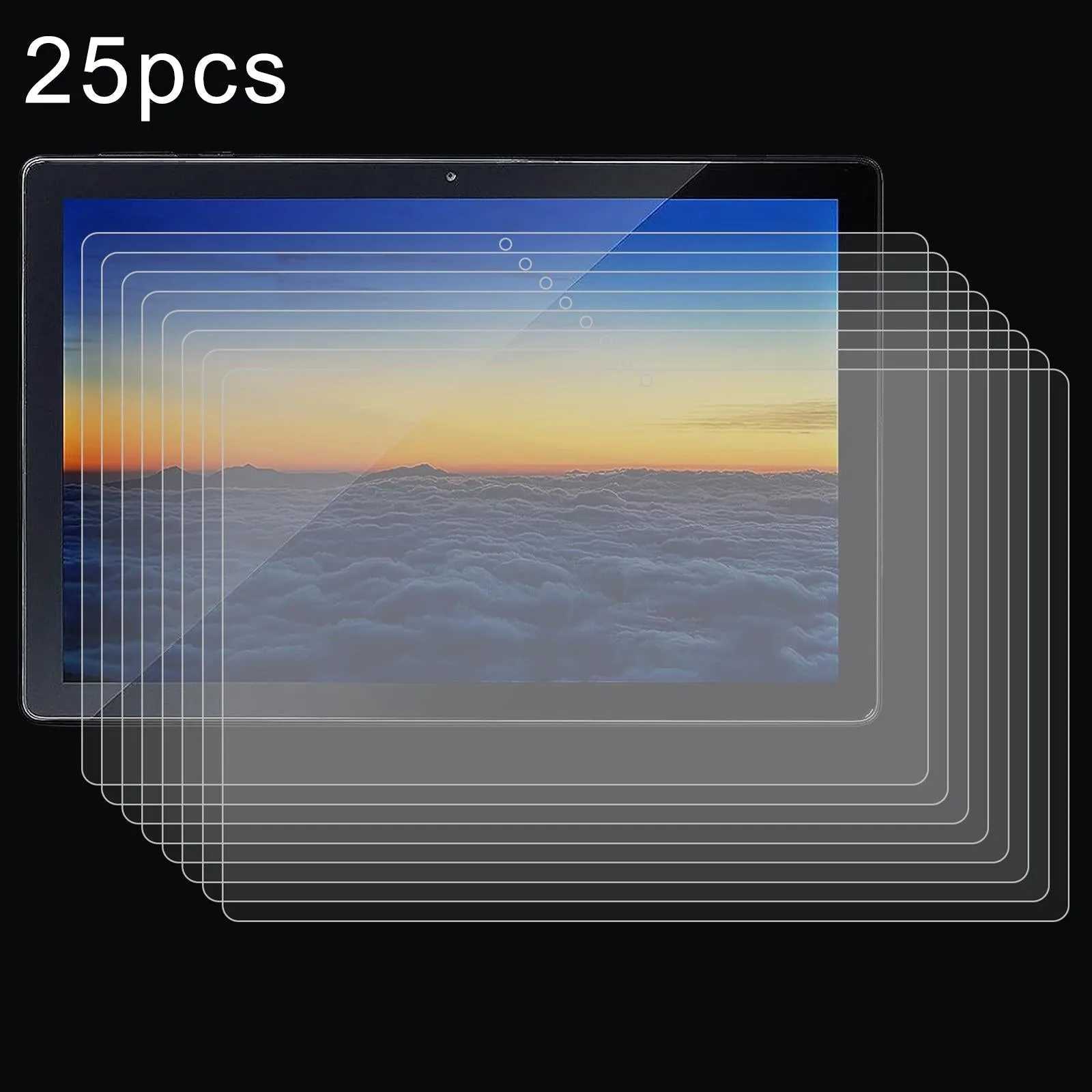 10.1 Tempered Glass Film For Luca N1-B - 25Pcs 9H 0.3Mm Explosion-Proof