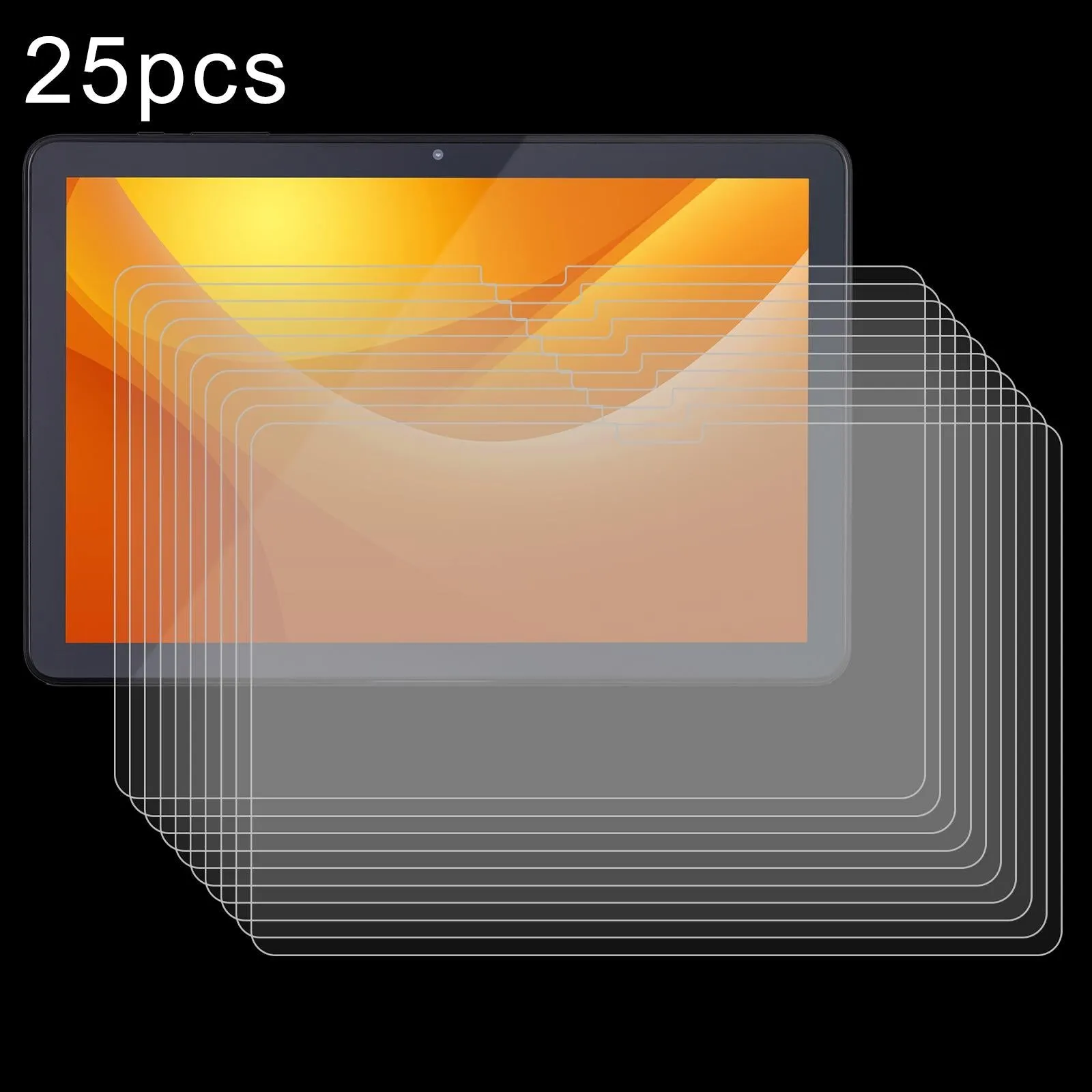 10.1 Tempered Glass Film For Luca Tablet - 25Pcs 0.3Mm 9H Explosion-Proof
