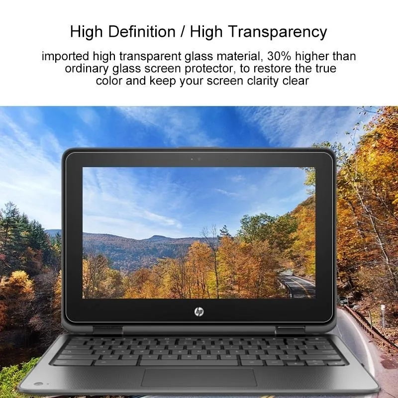 11.6 Hd Tempered Glass Screen Protector for Chromebook X360 - Clear