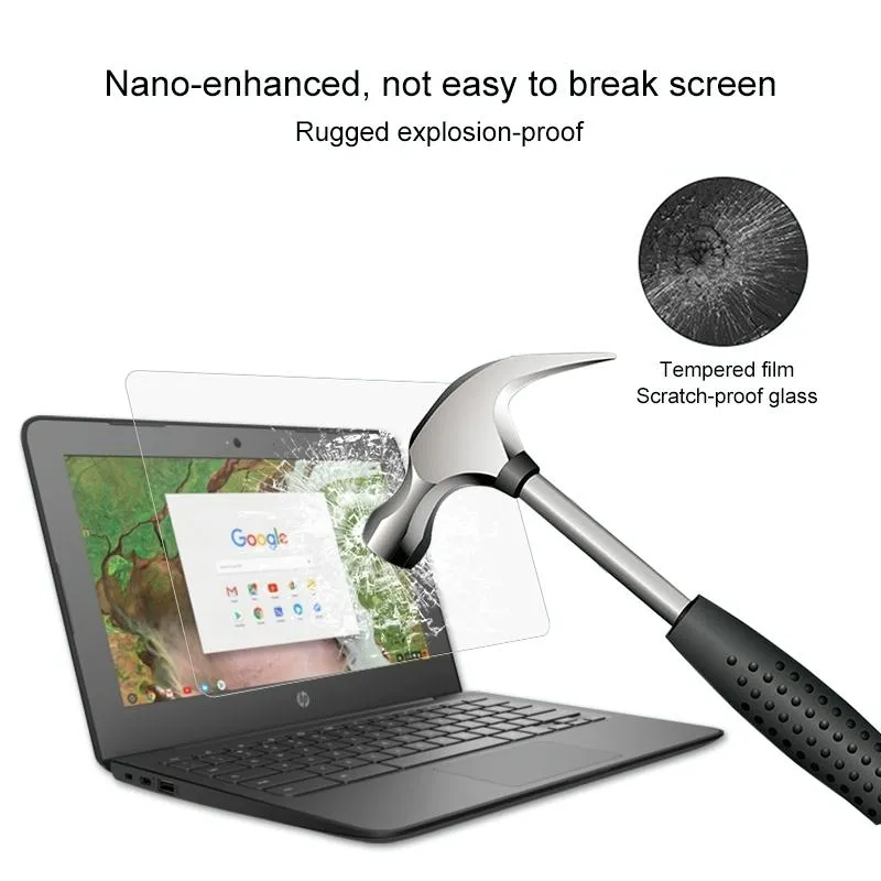 11.6 Hd Tempered Glass Screen Protector for Hp Chromebook 11 G6 Ee - Clear