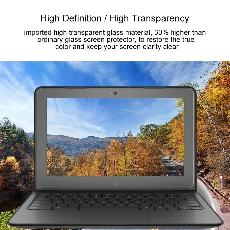 11.6 Hd Tempered Glass Screen Protector for Hp Chromebook 11 G6 Ee - Clear
