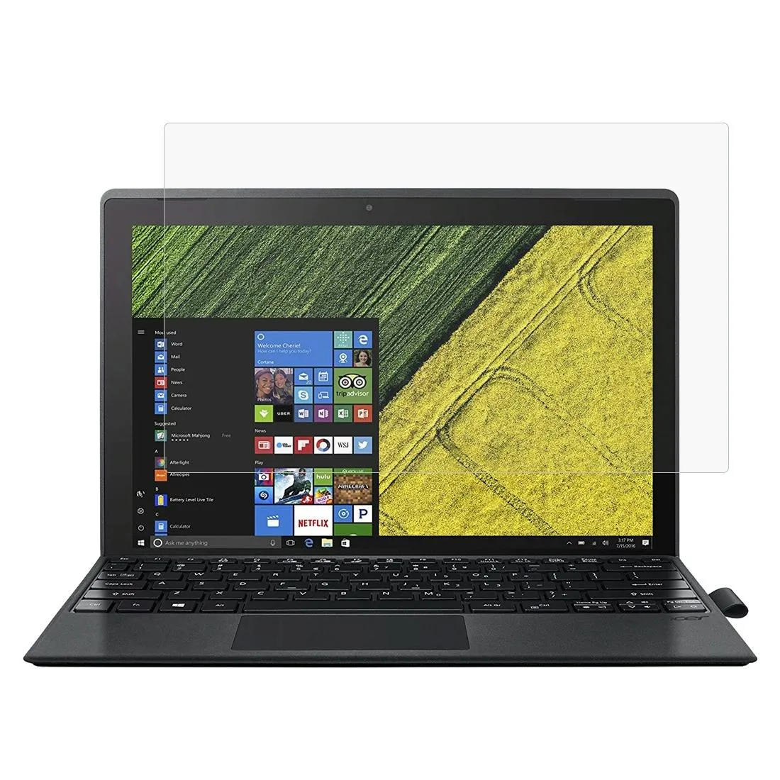 12.5 Universal Hd Tempered Glass Laptop Screen Protector - 27.7 x 15.6cm