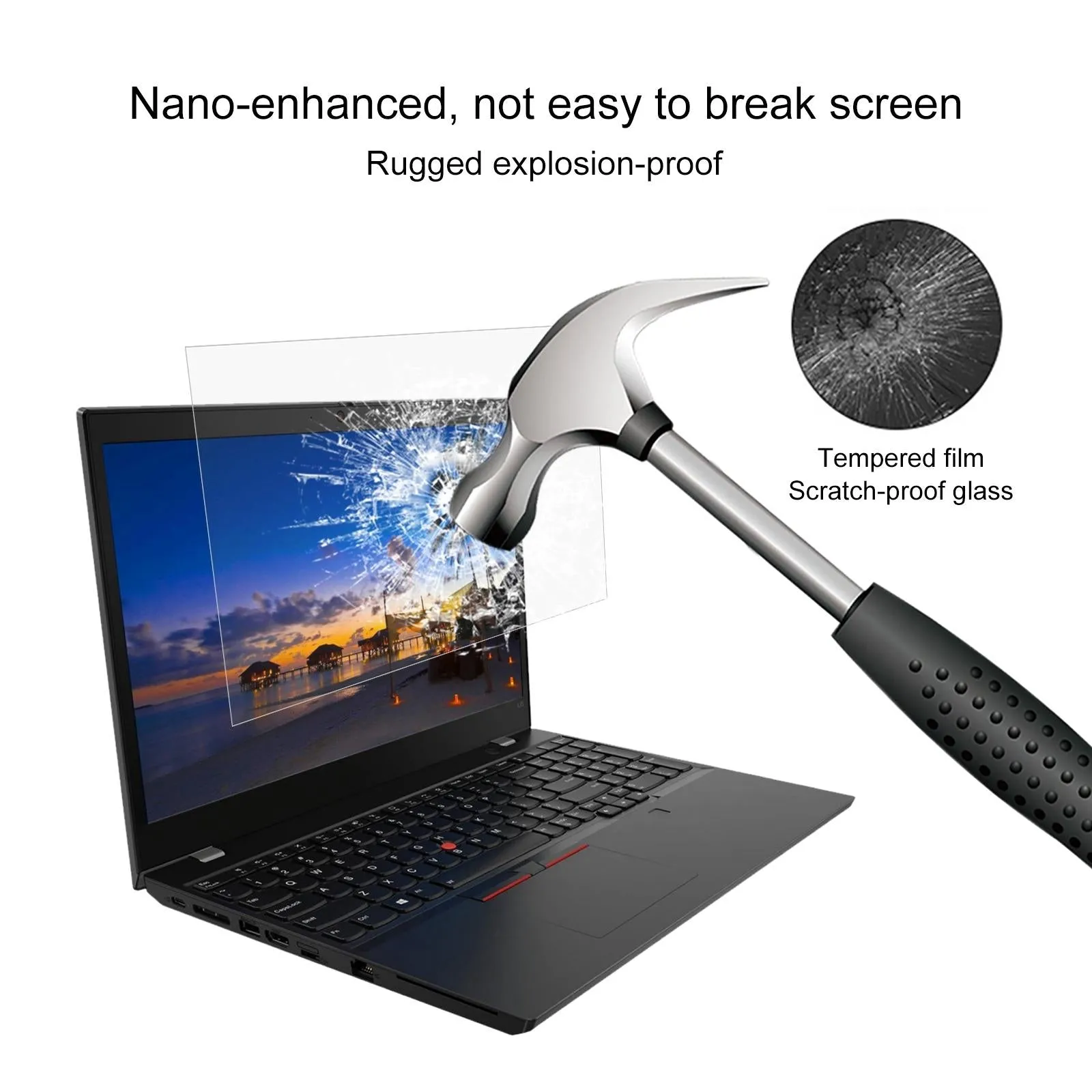13.3 Hd Tempered Glass Screen Protector for Thinkpad S2 Yoga - Clear