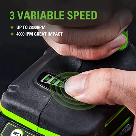 24V Cordless Battery 5-pc Car Care Combo Kit w/ 2.0Ah and 4.0Ah Batteries & (2) Chargers