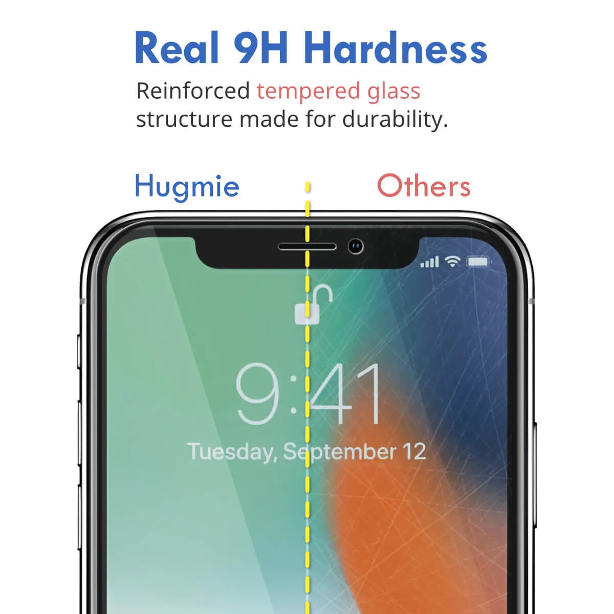 2x Hugmie® iPhone 13 Mini Privacy Screen Protector
