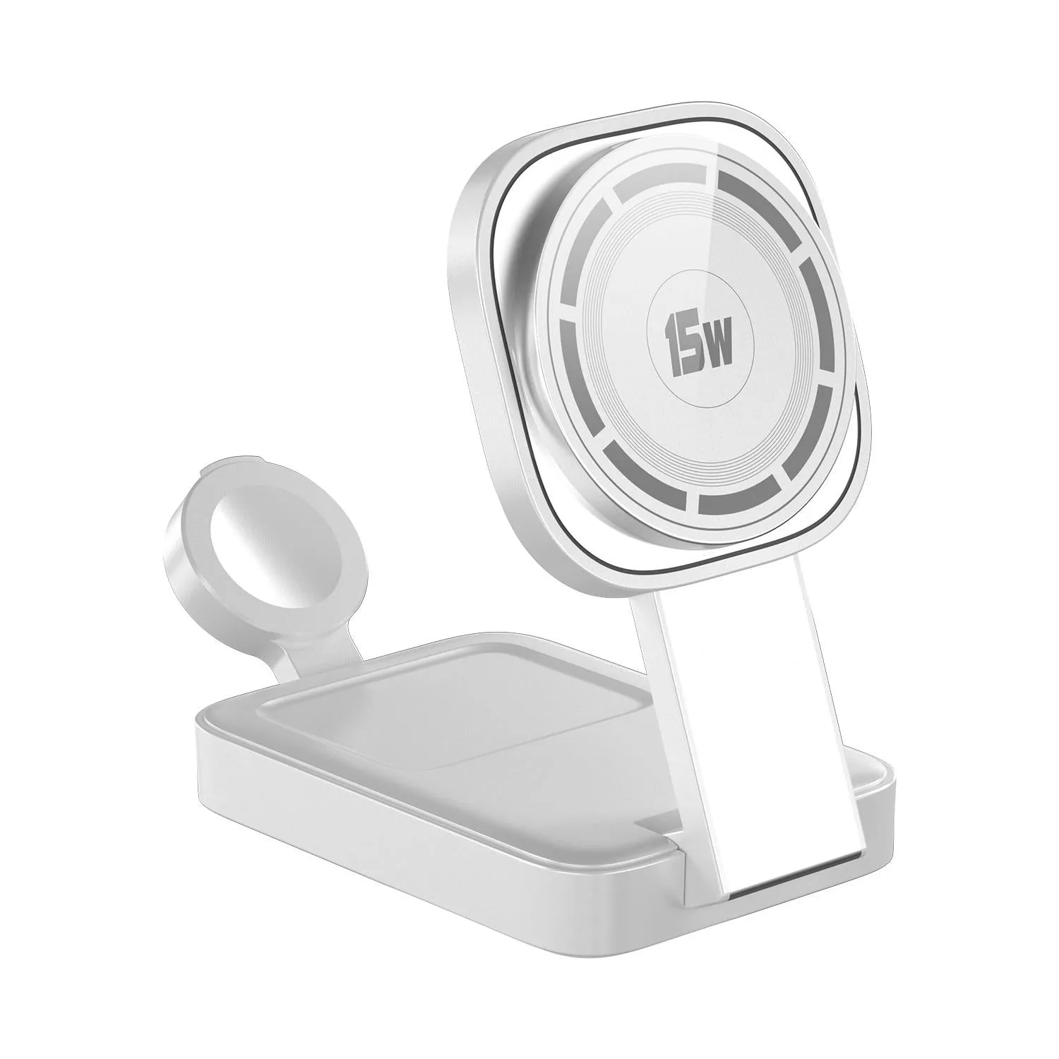 3 In 1 Magnetic Wireless Charger With Led Light