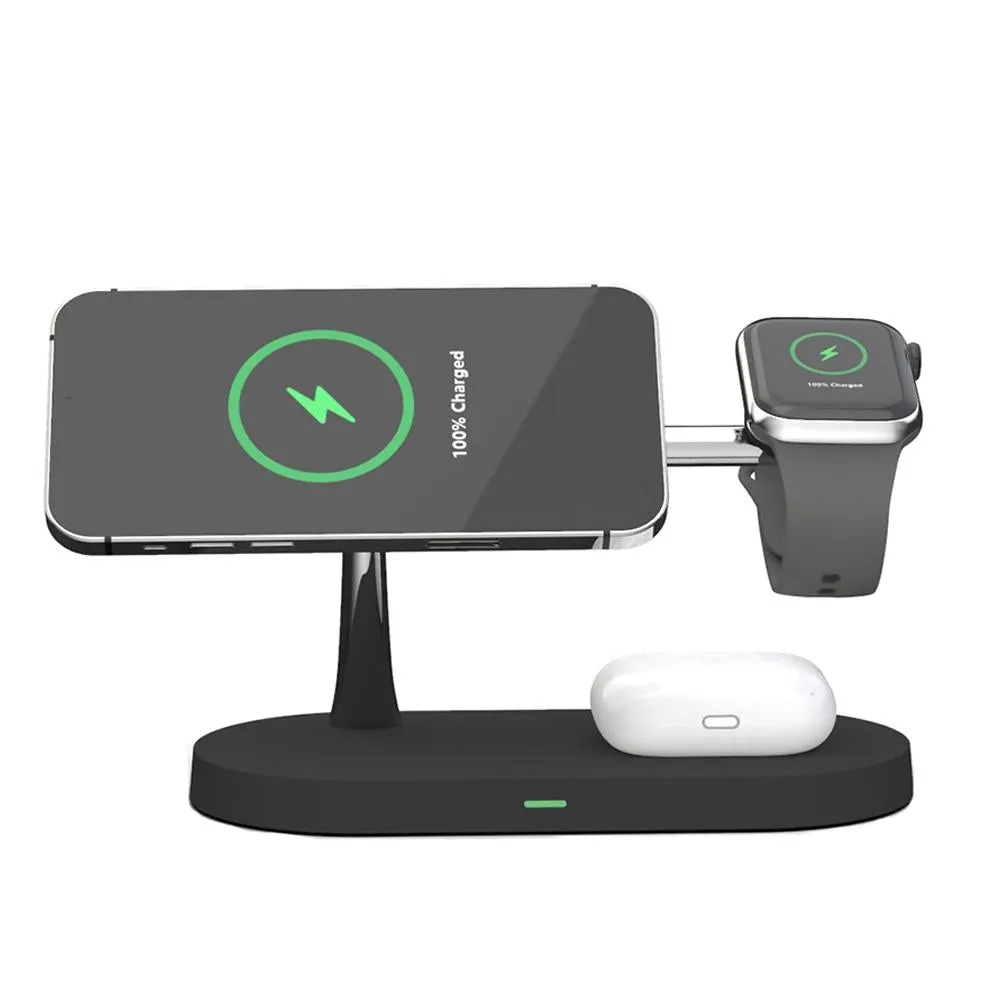 3 In 1 Wireless Charger With Night Light 15W