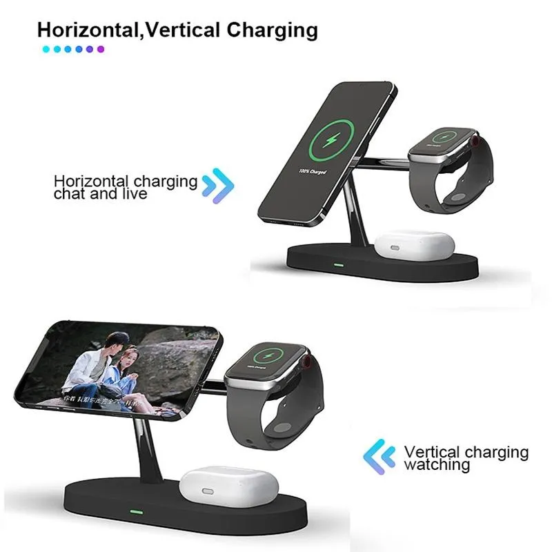 3 In 1 Wireless Charger With Night Light 15W