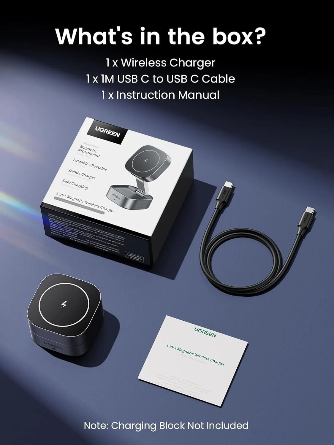 35278 2-in-1 Magsafe Wireless Charger with Stand