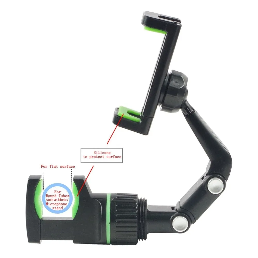 360-degree Rotatable Phone Holder for Guitar Head