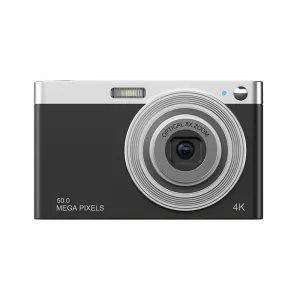 4k 8x Optical Zoom Telescopic Lens Digital Camera - Black 2.88 Inch