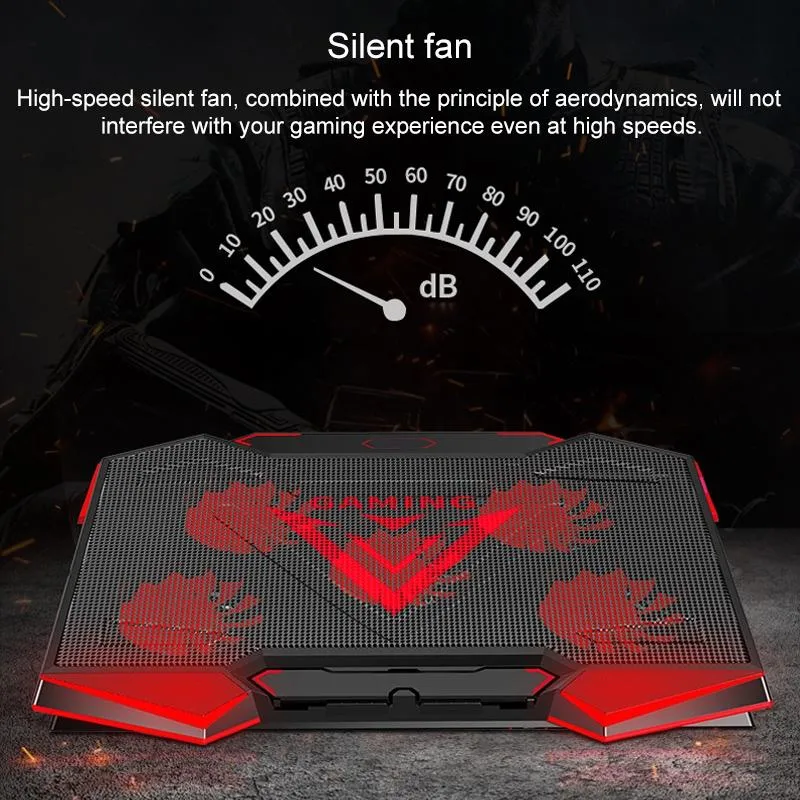 5-core Dual Port Laptop Stand with Cooling Fan