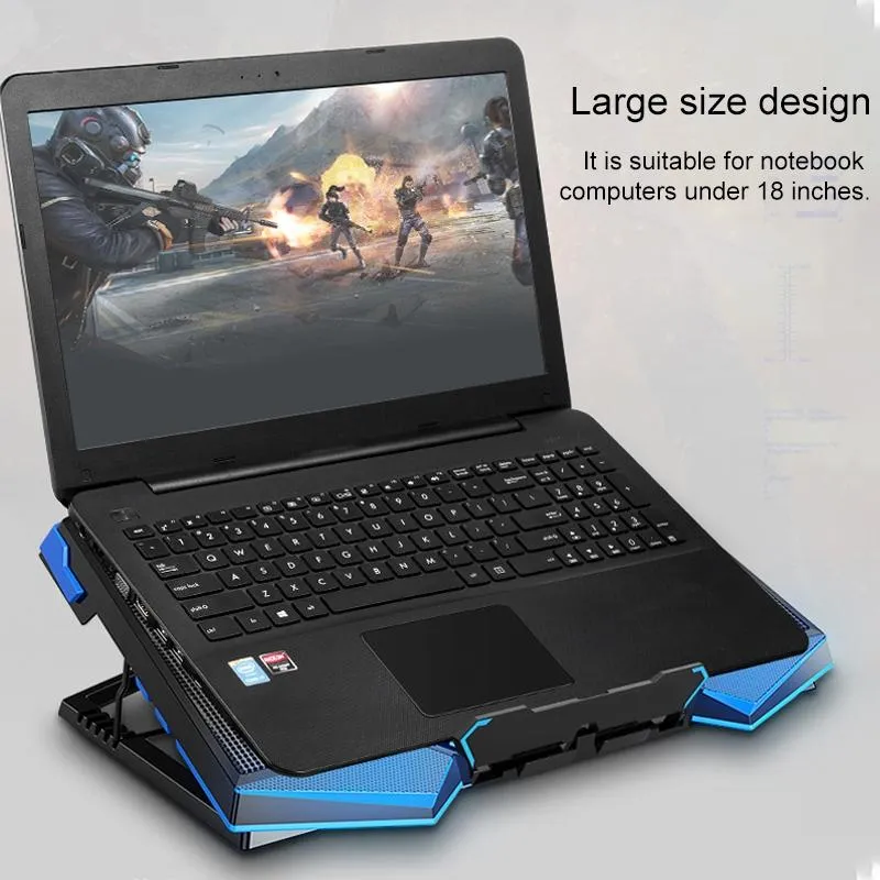 5-core Dual Port Laptop Stand with Cooling Fan