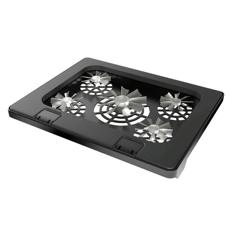 5-fan Laptop Cooler with Adjustable Speed
