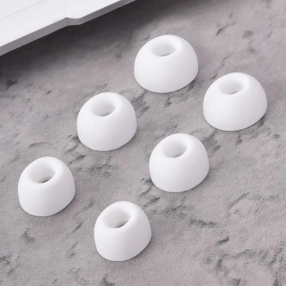 6pcs Silicone Oval Mouth Ear Tips for Lenovo Lp1s Tws, Edifier Lollipods Pro Nb2pro Earphones