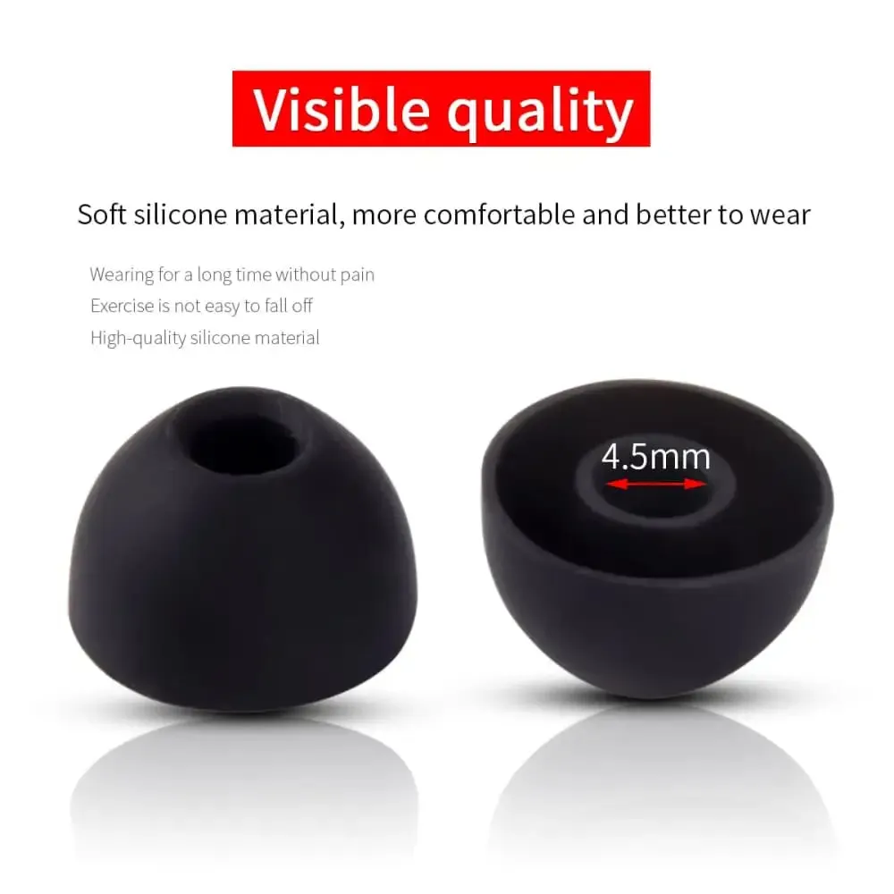 8pcs Silicone Ear Tips for Bang Olufsen Beoplay E8 2.0 3.0 3rd Gen E8 Sport Tws Bo H3 H5 E4 E6
