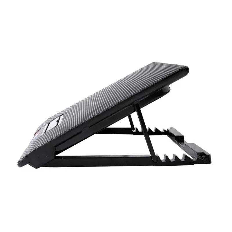 Adjustable Laptop Cooler Stand with Six Fans