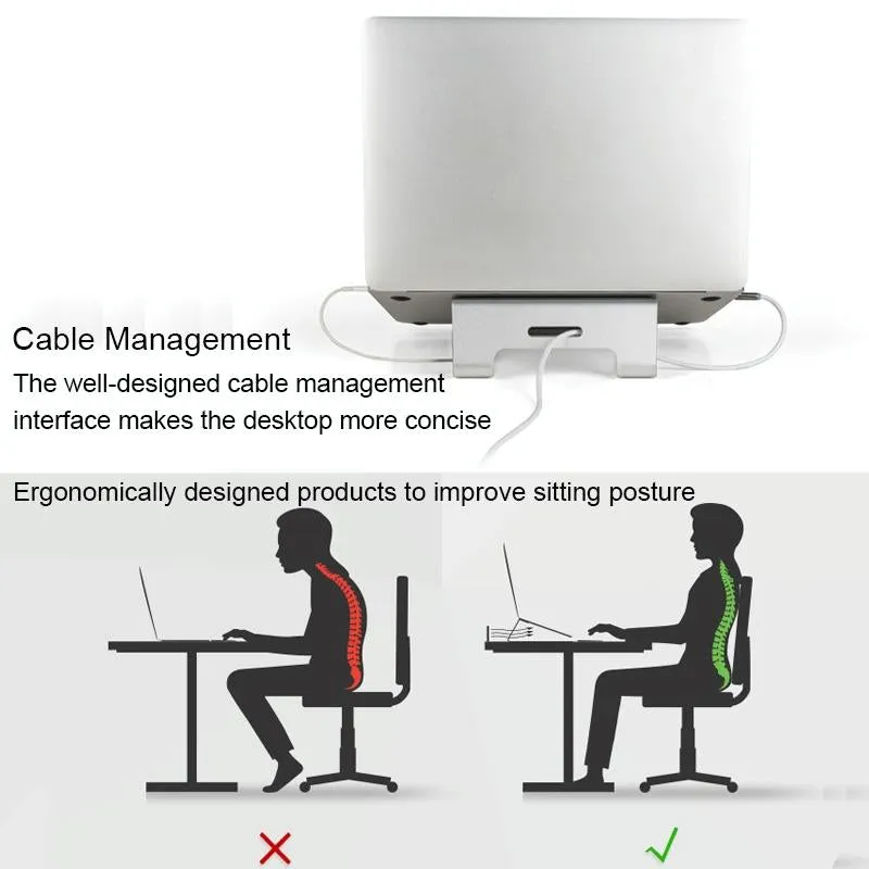 Aluminum Laptop Stand with Cooling