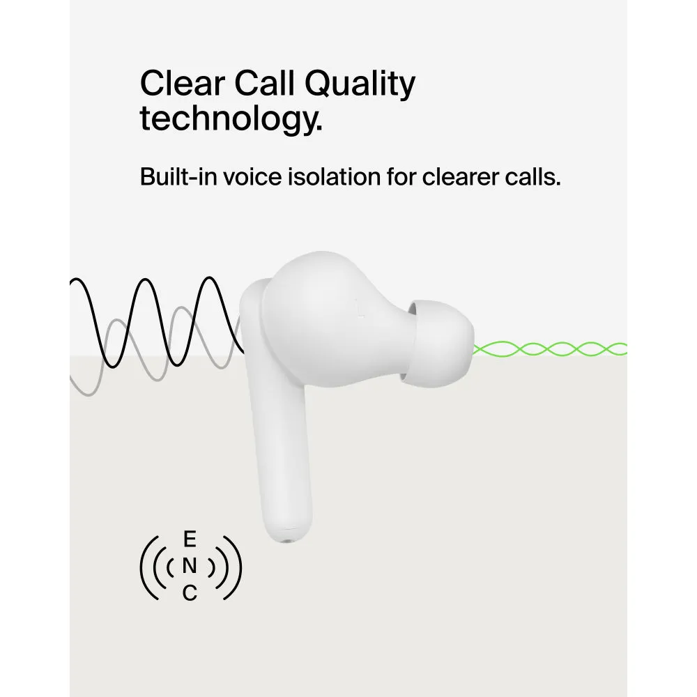 BELKIN Audio True Wireless SoundForm Rhythm White