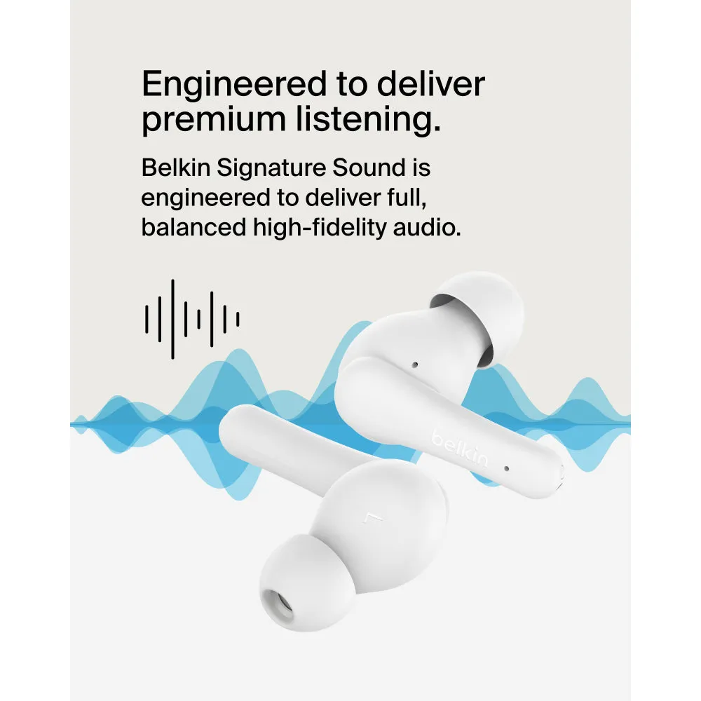 BELKIN Audio True Wireless SoundForm Rhythm White