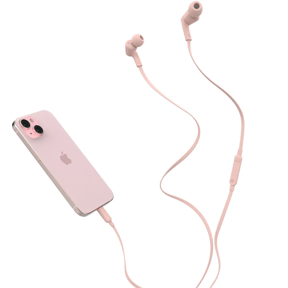 BELKIN Earphones Usb-C Pink