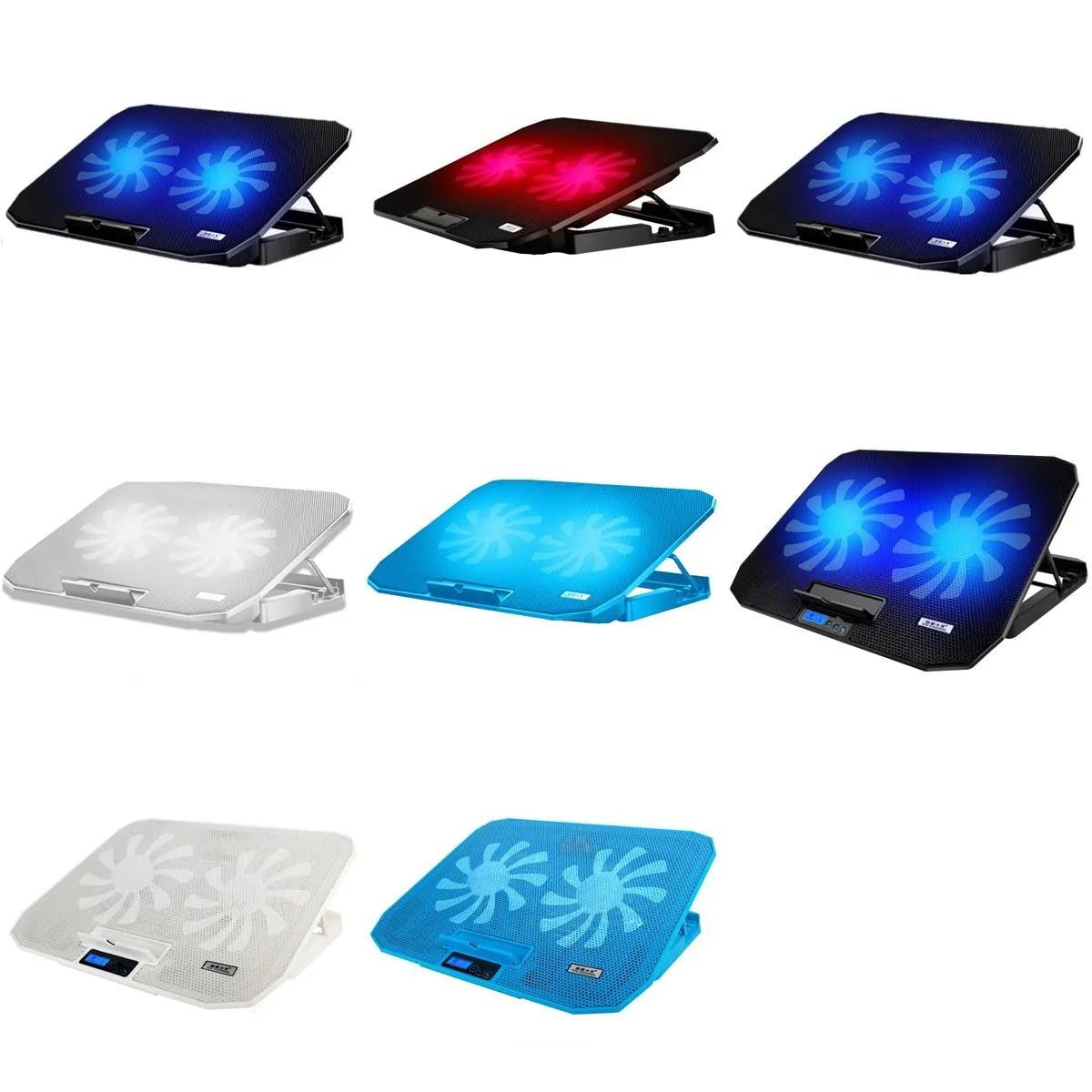 Dark Knight Dual Fan Laptop Cooling Stand - Adjustable