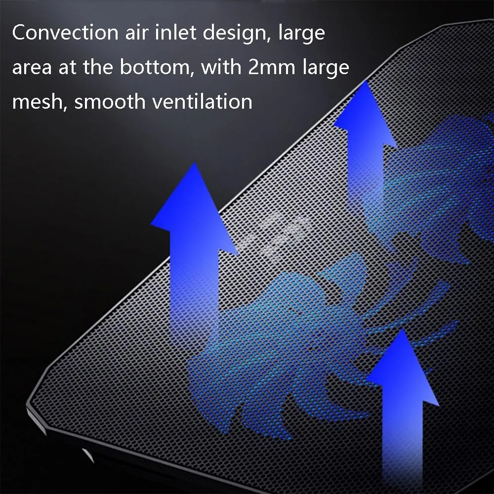 Dark Knight Dual Fan Laptop Cooling Stand - Adjustable