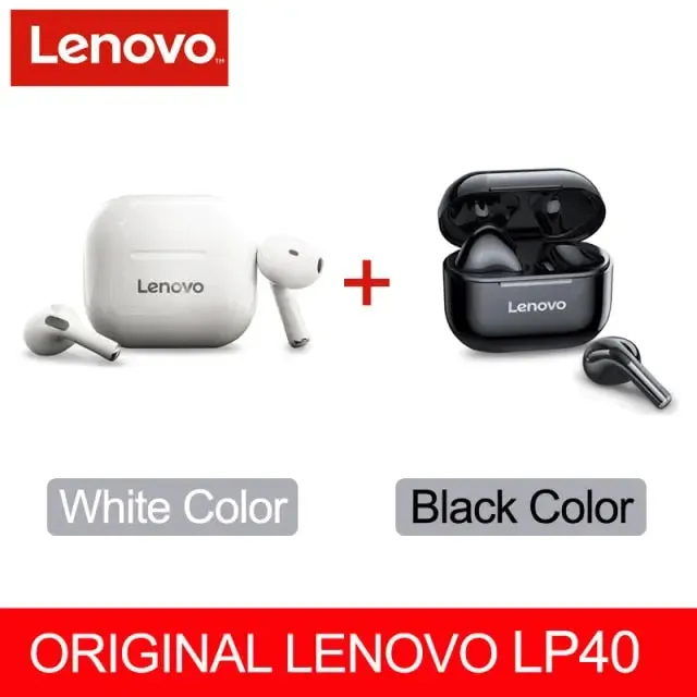 Lenovo Wireless Earphone Bluetooth 5.0 Dual Stereo Noise Reduction