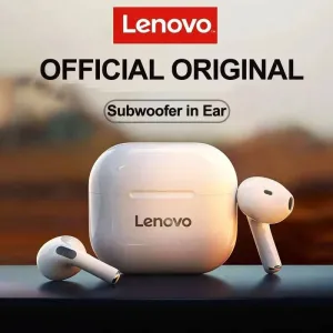Lenovo Wireless Earphone Bluetooth 5.0 Dual Stereo Noise Reduction