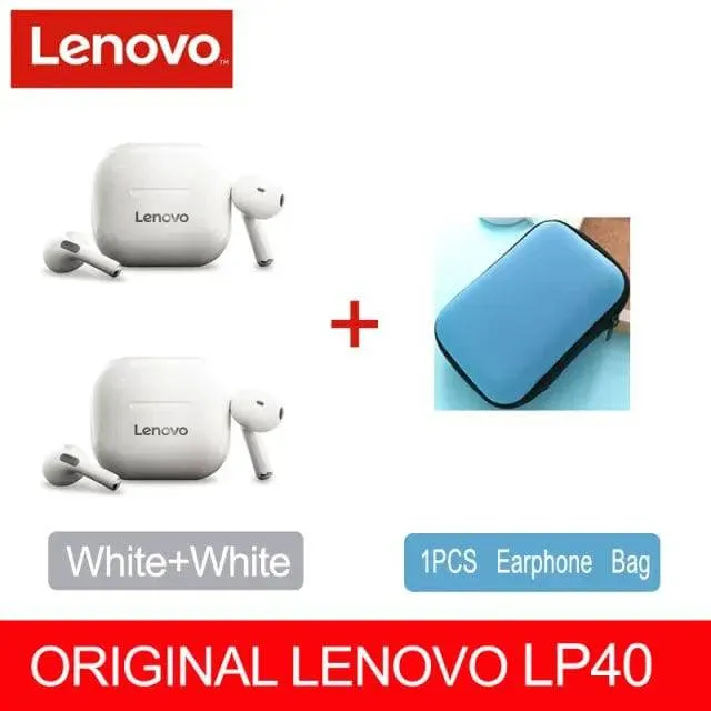 Lenovo Wireless Earphone Bluetooth 5.0 Dual Stereo Noise Reduction