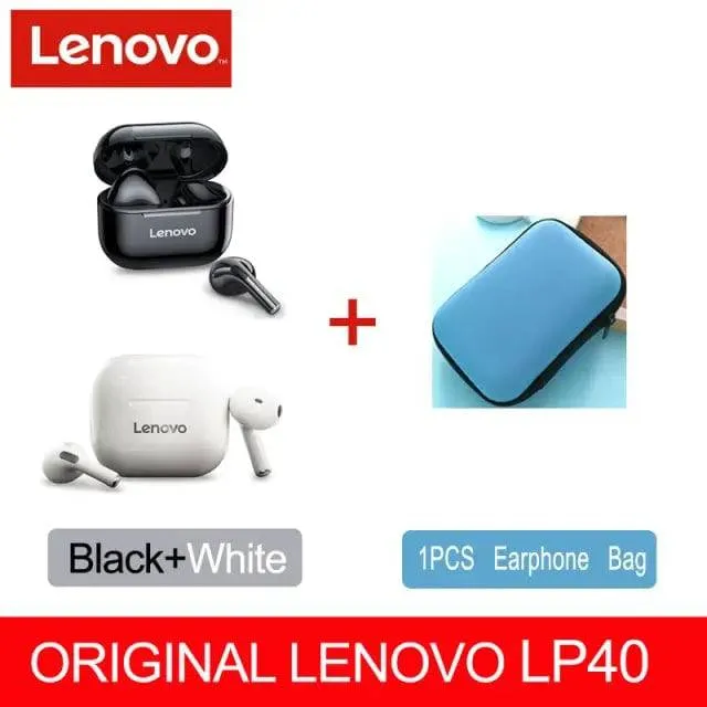 Lenovo Wireless Earphone Bluetooth 5.0 Dual Stereo Noise Reduction