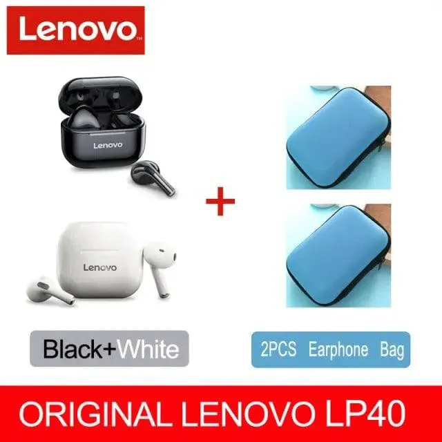 Lenovo Wireless Earphone Bluetooth 5.0 Dual Stereo Noise Reduction