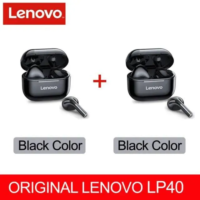 Lenovo Wireless Earphone Bluetooth 5.0 Dual Stereo Noise Reduction
