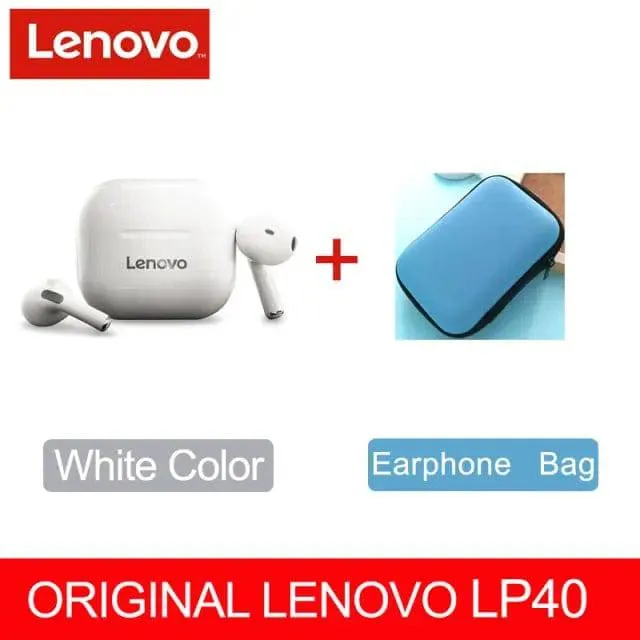 Lenovo Wireless Earphone Bluetooth 5.0 Dual Stereo Noise Reduction