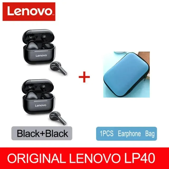 Lenovo Wireless Earphone Bluetooth 5.0 Dual Stereo Noise Reduction