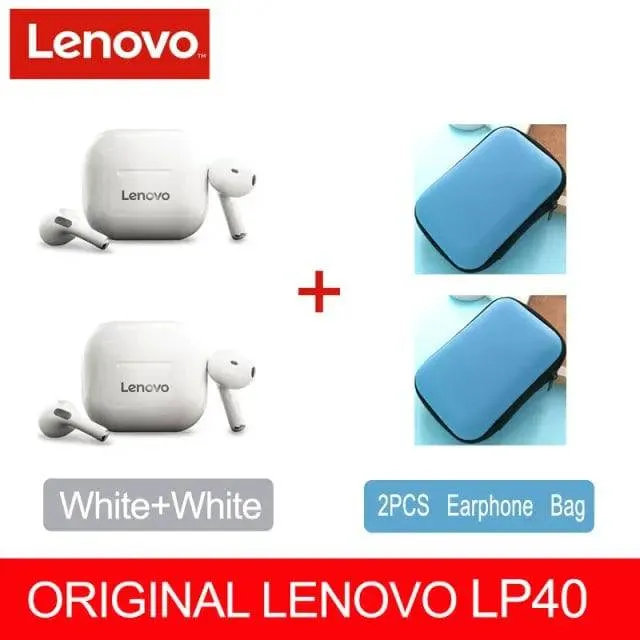 Lenovo Wireless Earphone Bluetooth 5.0 Dual Stereo Noise Reduction