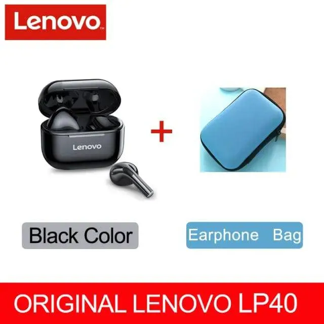 Lenovo Wireless Earphone Bluetooth 5.0 Dual Stereo Noise Reduction