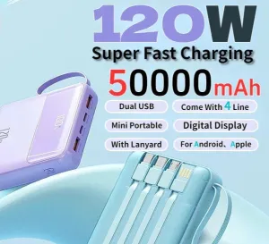 Mini Power Bank 120W Fast Charging