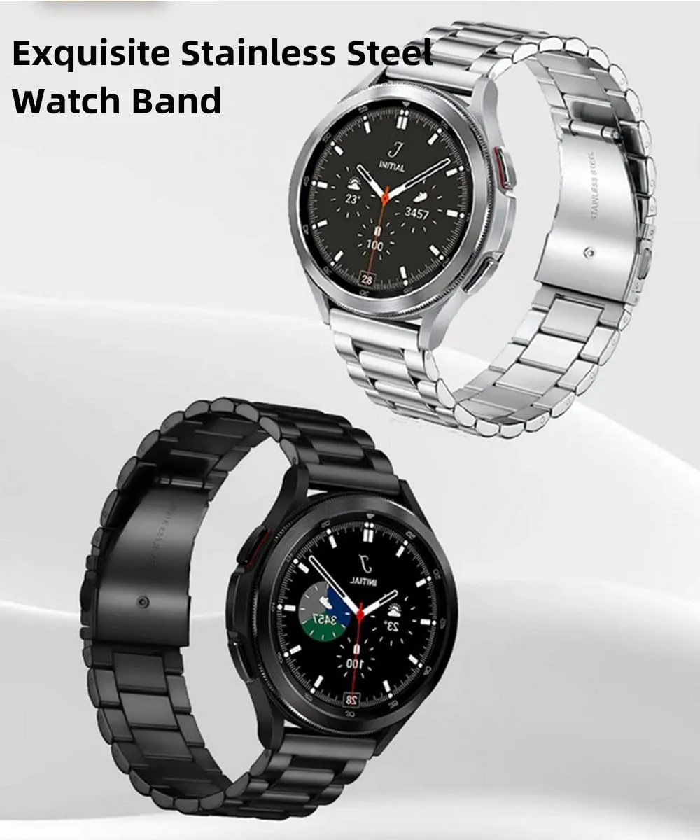 Quick Release Stainless Steel Watch Band 18mm 20mm 22mm 24mm Universal Replacement Watch Strap Adjustable and Removal Men Women Metal Watch Strap Bracelet