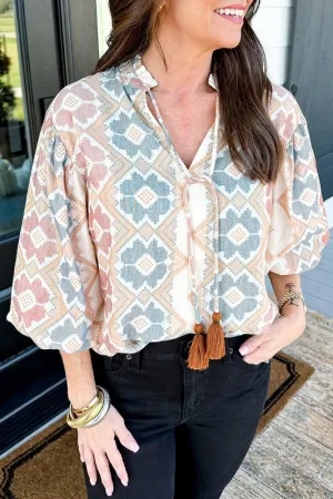 Take A Selfie Multicolor Top