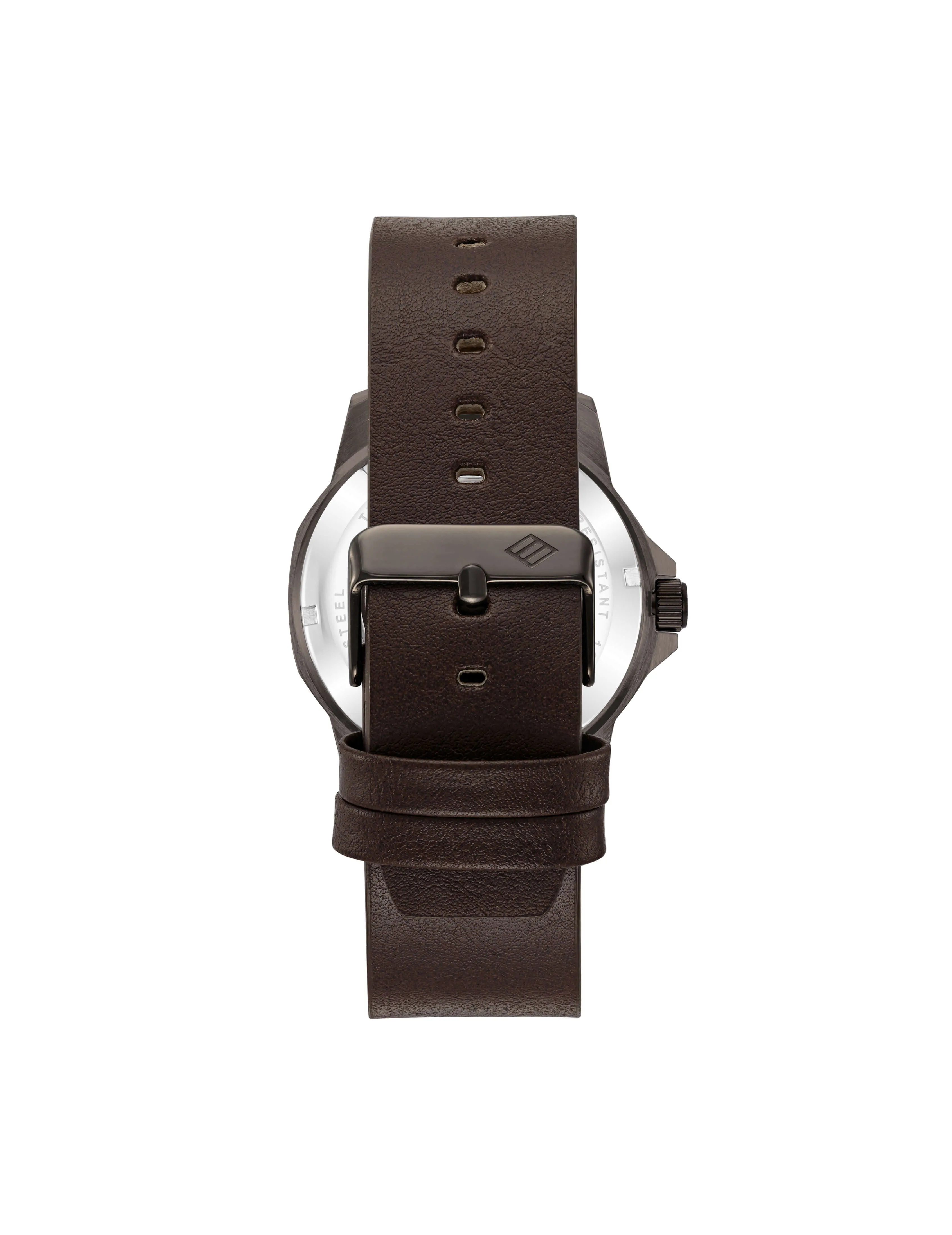 The Washington Street Collection Automatic Leather Strap Watch